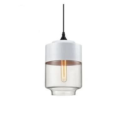 Skanto | Mundgeblasene Glas- & Holz-Pendelleuchte, verstellbar