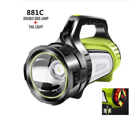 Skanto | LED-Doppelseiten-Taschenlampe – Wasserdichte Arbeitsleuchte für Outdoor und Notfälle
