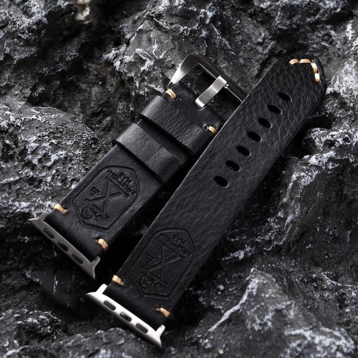 Handgefertigtes Vintage Leder-Apple-Watch-Armband