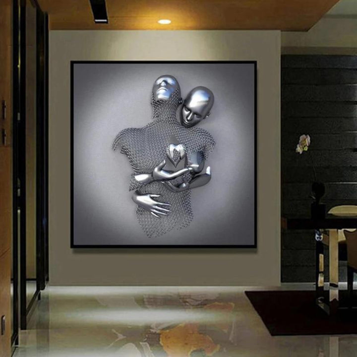 Skanto | 💞Liebesherz Kunst Wandbild💞