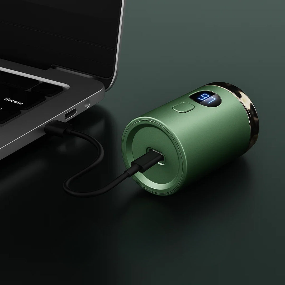 Kompakter USB-Rasierer – Wasserdicht IPX7 – Sanfte, tragbare Pflege für Männer mit gründlichem Rasierkomfort Skanto