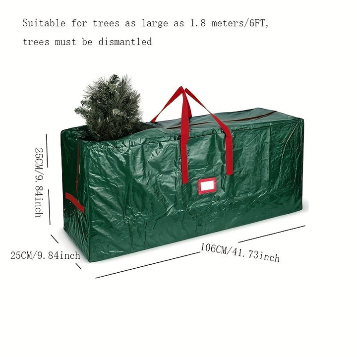 Skanto | Große Aufbewahrungstasche für künstliche Weihnachtsbäume – Wasserdichtes und strapazierfähiges Polyester Modell TreeTote
