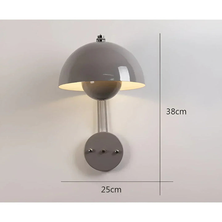 Skanto | BudLume - Pilzlampe Gemütliche skandinavische Wandlampe
