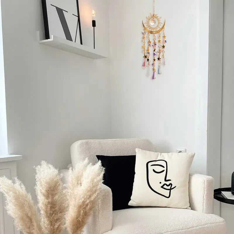 Skanto | Kristall-Sonnenfänger, Innen- & Außendekoration für Fenster, Schlafzimmer, Terrasse & Garten