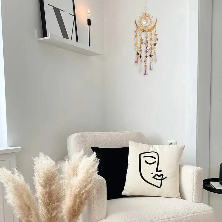 Skanto | Kristall-Sonnenfänger, Innen- & Außendekoration für Fenster, Schlafzimmer, Terrasse & Garten