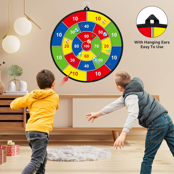 Skanto | Große doppelseitige Dartscheibe für Kinder – Spielen, Lernen und Entspannen