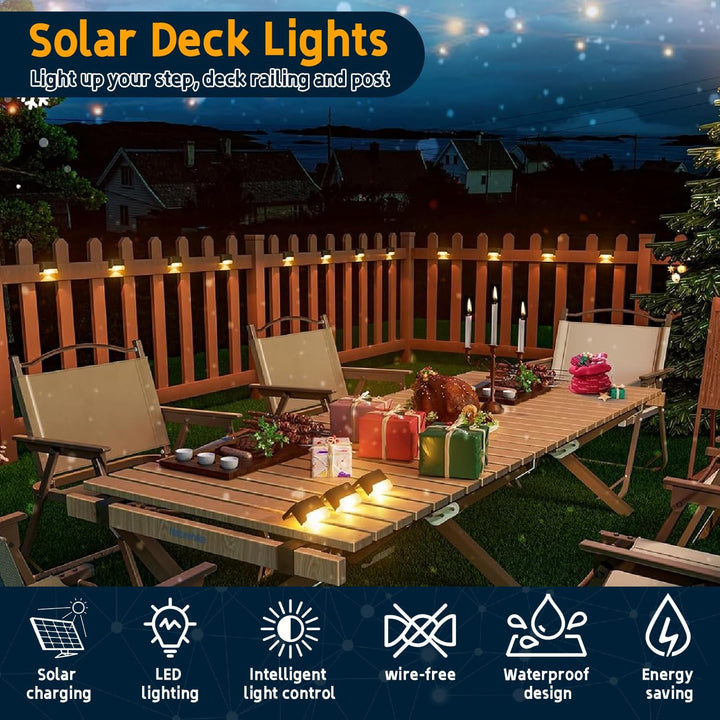 Skanto | Kabellose Solar-LED-Außenleuchte – Wasserdichte Garten- und Terrassenbeleuchtung
