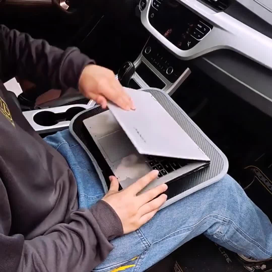 Skanto | Tragbarer Laptop-Tisch mit weicher Unterlage – Für Bett, Sofa und unterwegs