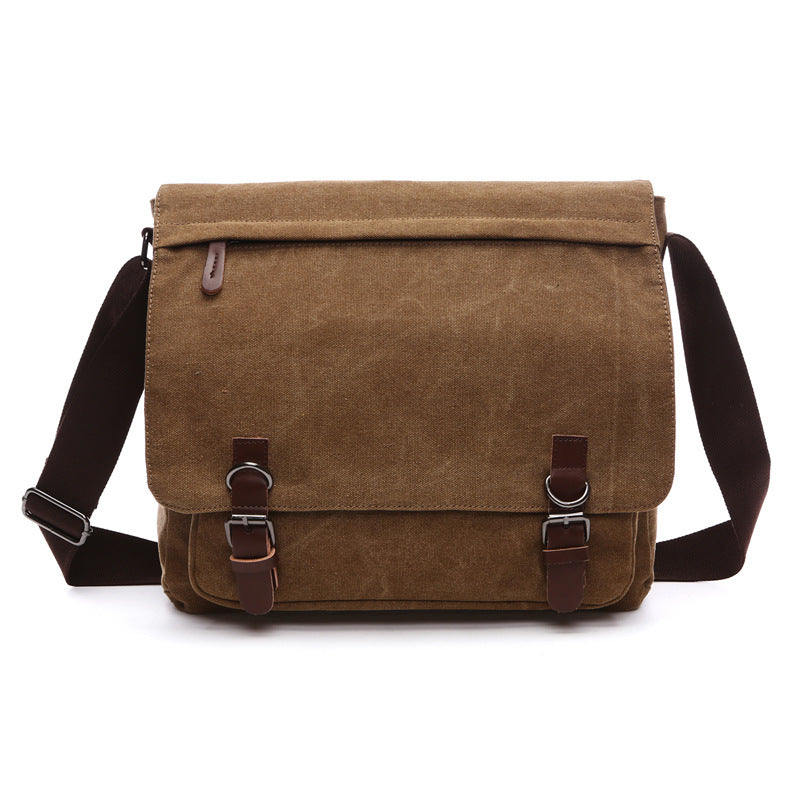 Skanto | Carlos – Robuste Herren-Tasche für den täglichen Gebrauch | Strapazierfähige Canvas-Umhängetasche