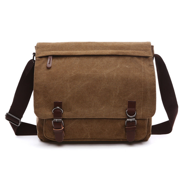 Skanto | Carlos – Robuste Herren-Tasche für den täglichen Gebrauch | Strapazierfähige Canvas-Umhängetasche