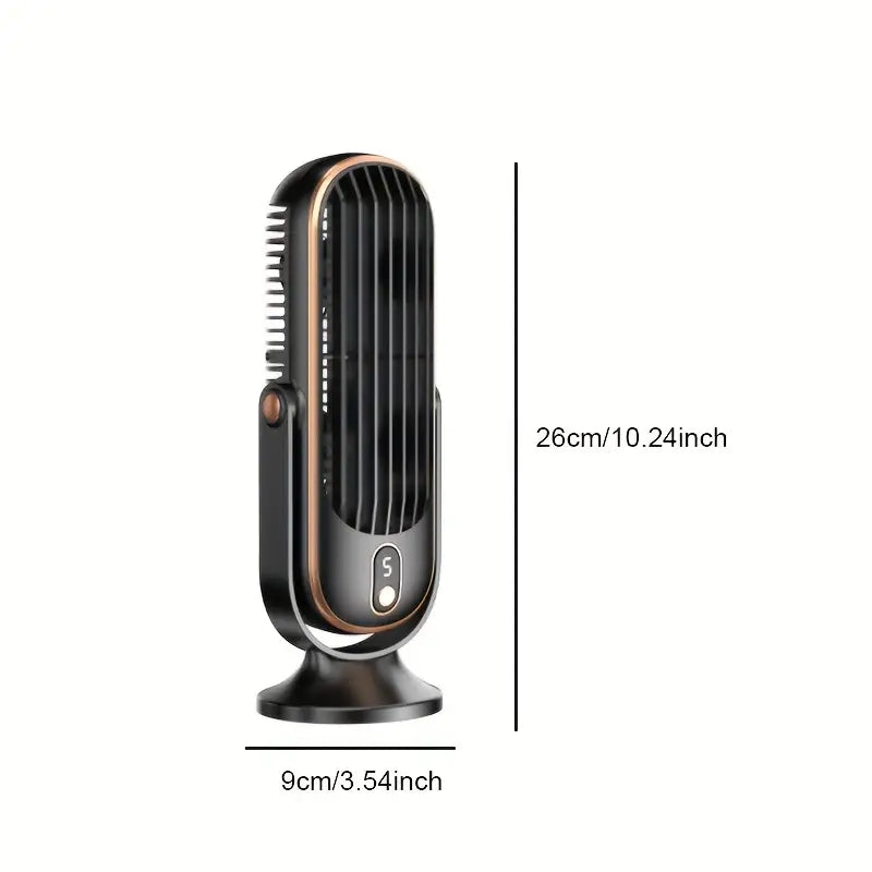 Skanto | Tragbare Mini-Klimaanlage mit USB-Ladefunktion – 5 Geschwindigkeiten & 720° Rotation
