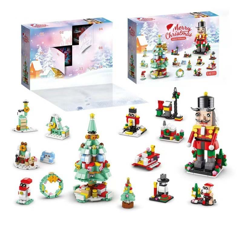 Skanto | 2025 Weihnachts-Bausteine Geschenkbox