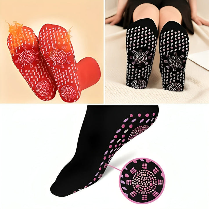 Thermosocken – Magnettherapie – Atmungsaktive, schlankmachende Thermosocken für kalte Füße – Fördert die Durchblutung & Komfort Skanto