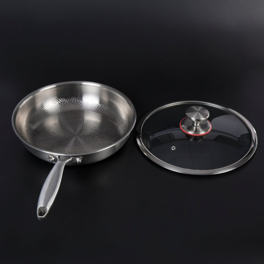 Skanto | Titan Bratpfanne | Ungiftig, natürlich antihaftbeschichtet & ideal für gesundes Kochen