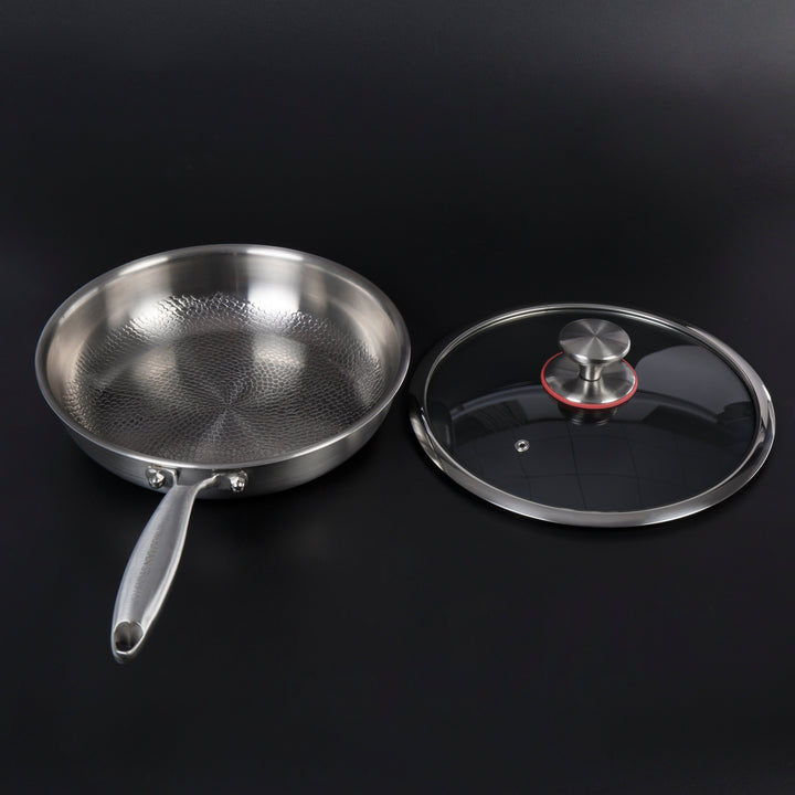 Skanto | Titan Bratpfanne | Ungiftig, natürlich antihaftbeschichtet & ideal für gesundes Kochen