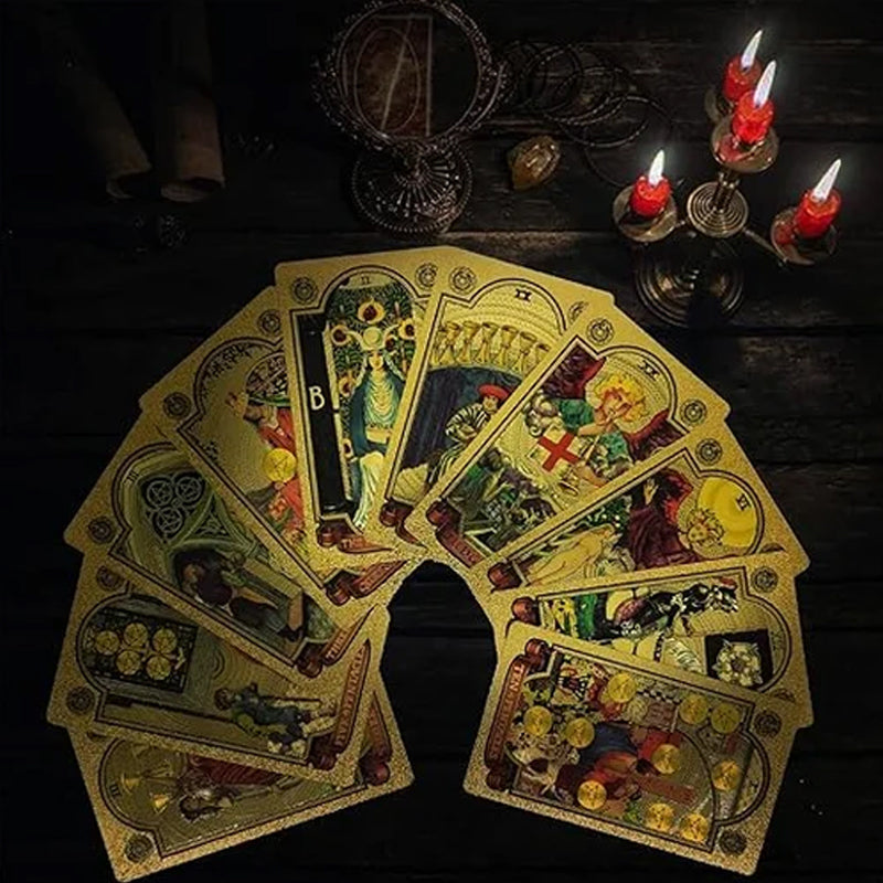 Entdecken Sie die mystische Welt des Tarot Goldfolien-Tarots