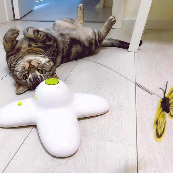Skanto | Automatisches Schmetterling Katzen-Spielzeug