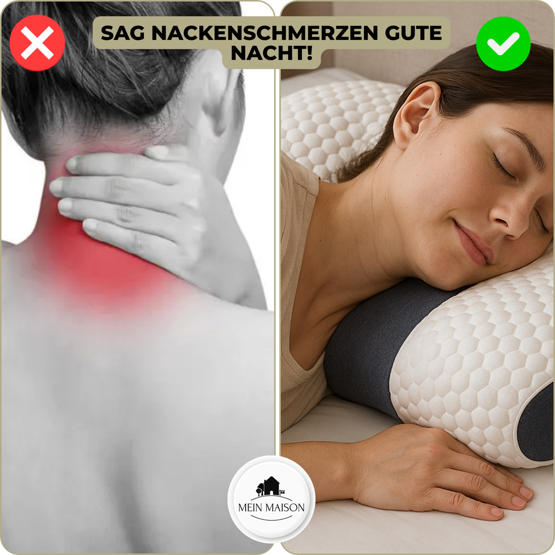 Skanto | Ergonomisches Memory-Schaum Konturkissen, atmungsaktiv