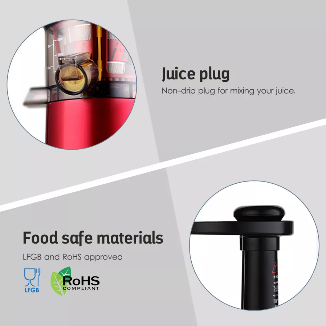 Skanto | Kaltpress-Slow Juicer – Genießen Sie glatten, zellstofffreien frischen Saft
