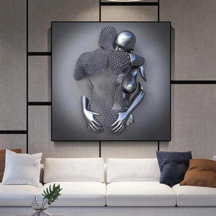 Skanto | 💞Liebesherz Kunst Wandbild💞