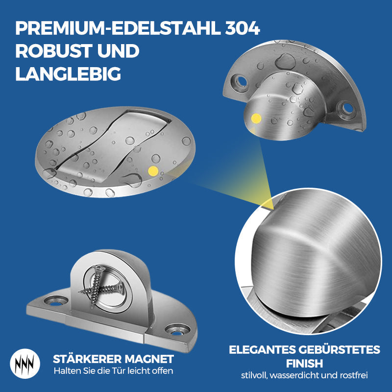 Skanto | Unsichtbarer magnetischer Türstopper aus Edelstahl