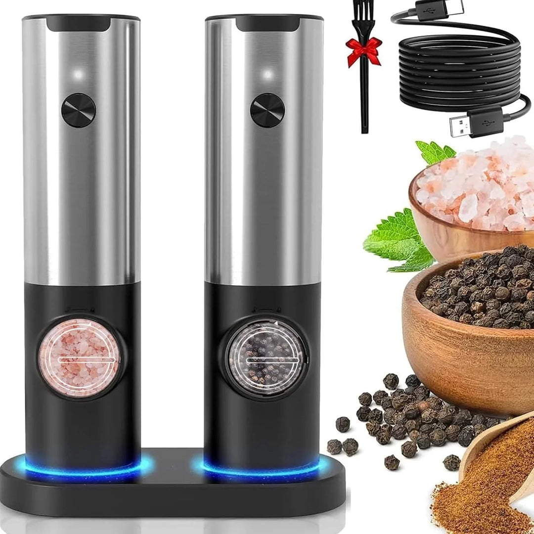 Skanto | Edle elektrische Salz- und Pfeffermühle mit Batterie