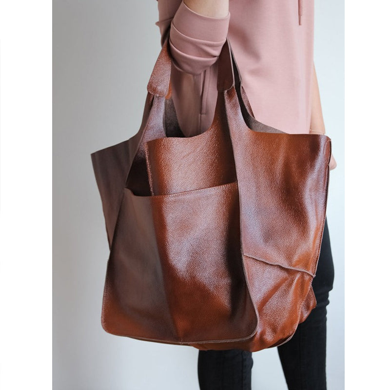 Skanto | Übergroße Wochenend-Ledertasche