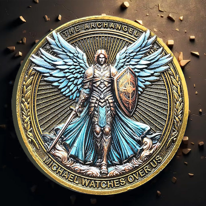 Skanto | Erzengel Michael wacht über uns Challenge Coin