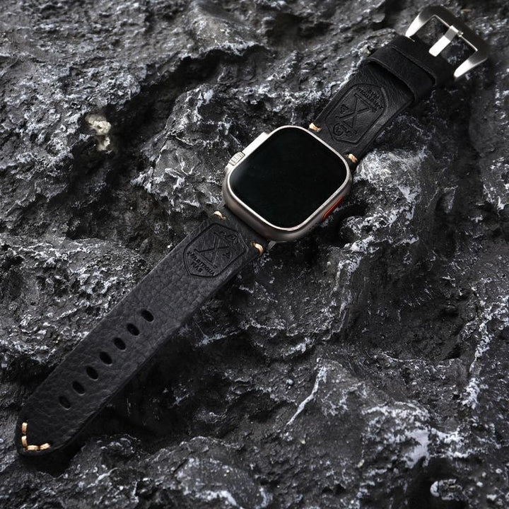 Skanto | Handgemachtes Vintage-Lederarmband für Apple Watch