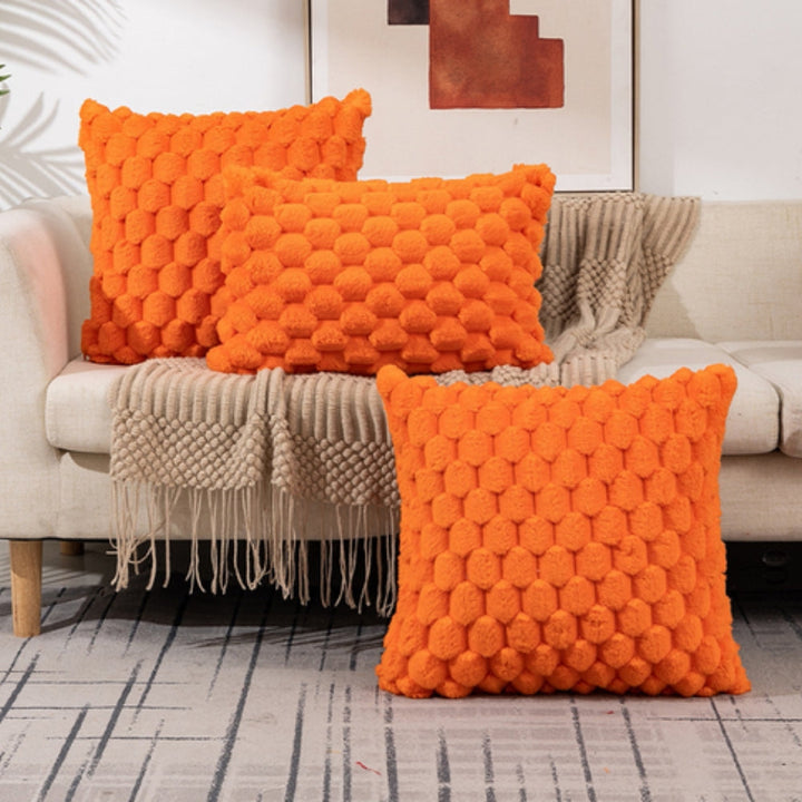 Skanto | VelvetSoft Kissenbezug – Ultraweicher Plüschbezug für Sofa oder Bett