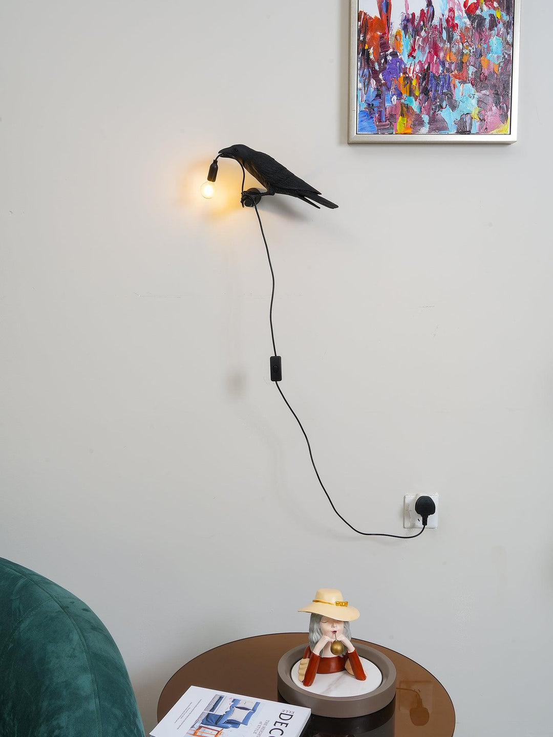 Skanto | Vogel-Wandlampe