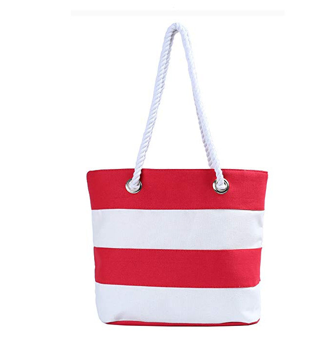 Geräumige Strandtasche im maritimen Look Skanto