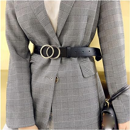 Skanto - Damen-Ledergürtel mit O-Ring-Schnalle