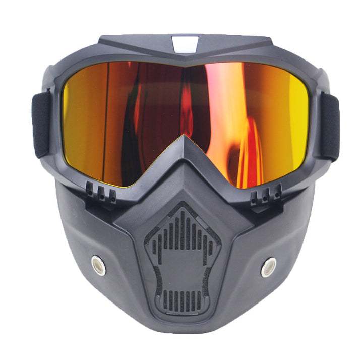 Offroad-Motorradbrille mit Doppelscheibe Skanto