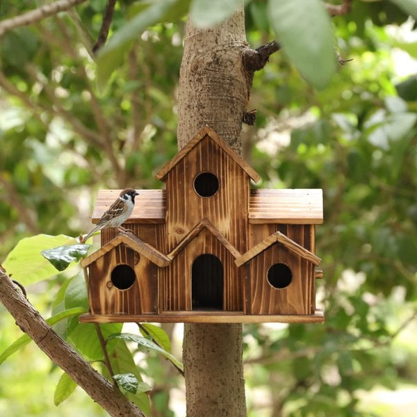 Skanto | Vogelhaus - Nesty - Rustikaler Stil - Außendekoration