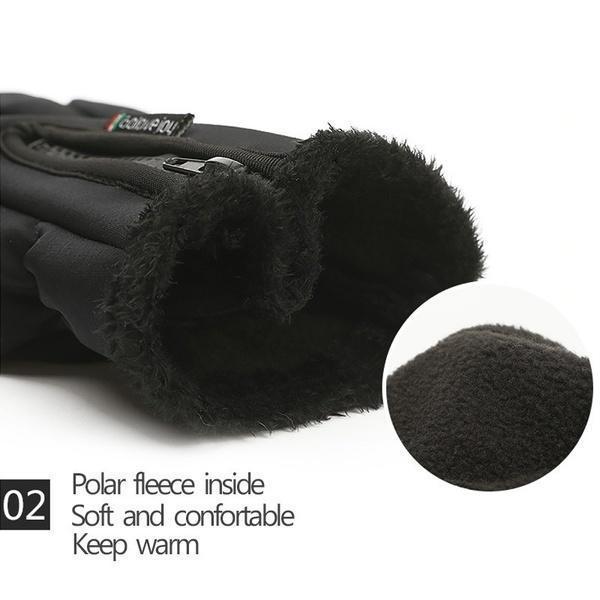 Skanto | Warme Thermohandschuhe zum Radfahren, Laufen, Autofahren