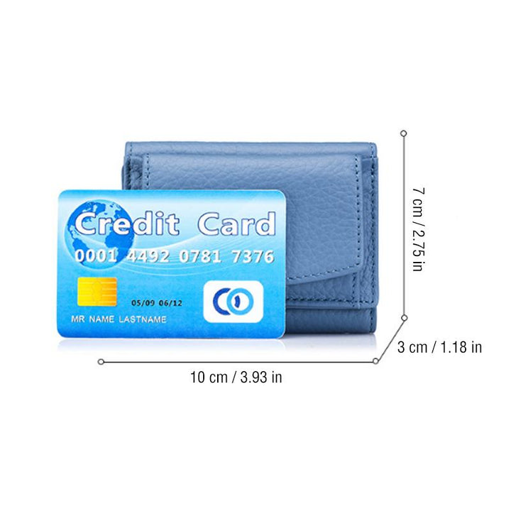 Handgefertigte RFID-Brieftasche aus weichem Leder