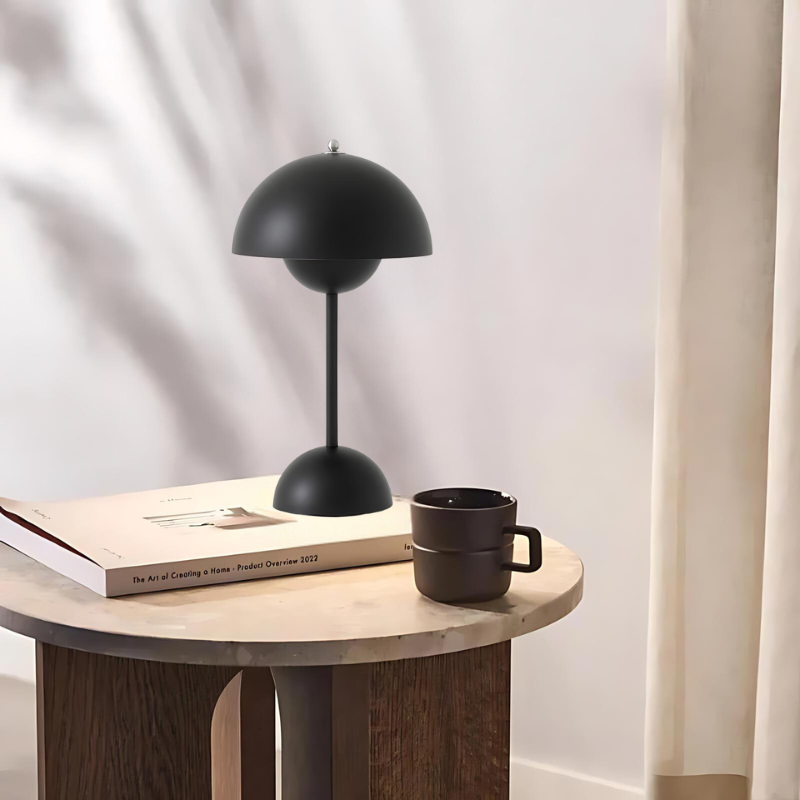 Skanto | Moderne Pilz-Design Tischlampe mit Touch-Steuerung