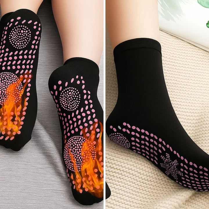 Thermosocken – Magnettherapie – Atmungsaktive, schlankmachende Thermosocken für kalte Füße – Fördert die Durchblutung & Komfort Skanto