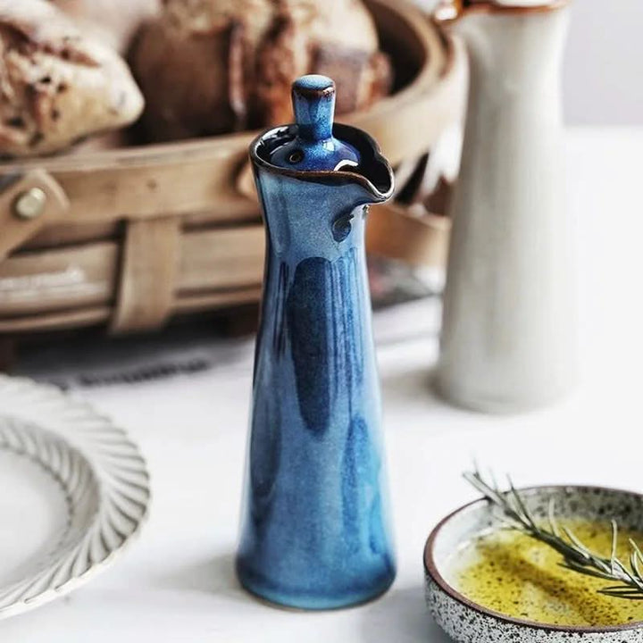 Skanto | Nordische Keramik-Öl- und Gewürzflasche – 120ml