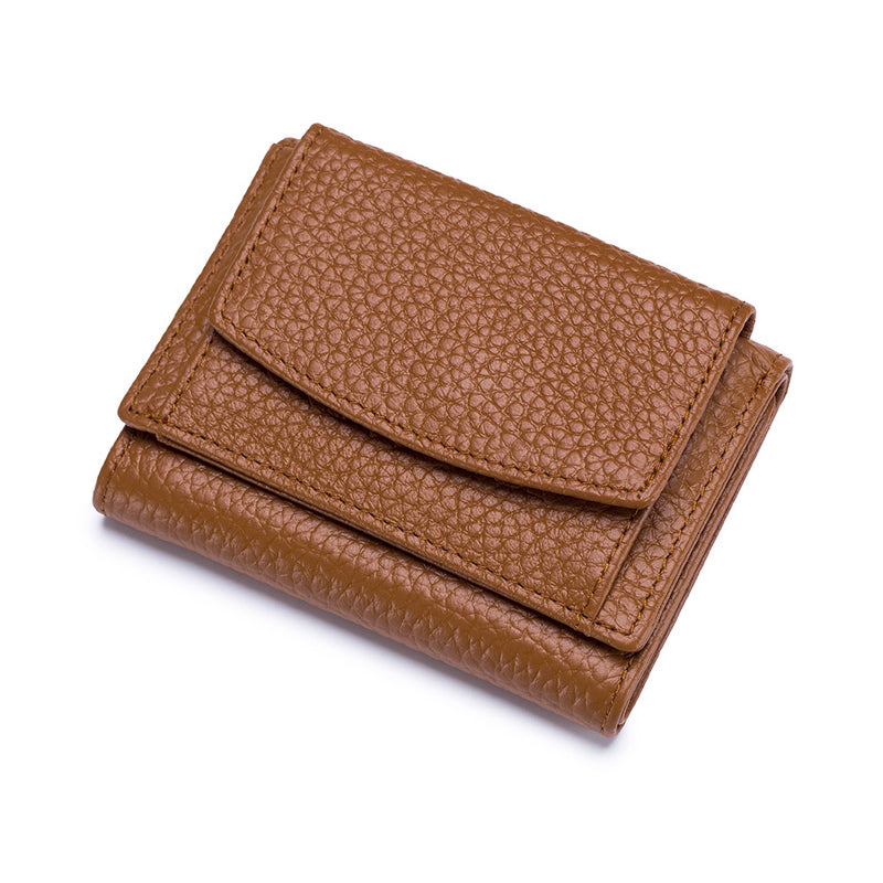 Handgefertigte RFID-Brieftasche aus weichem Leder