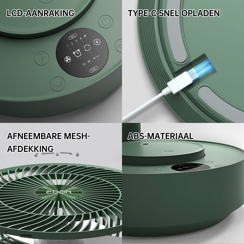 Skanto | Faltbarer und wiederaufladbarer Tischventilator