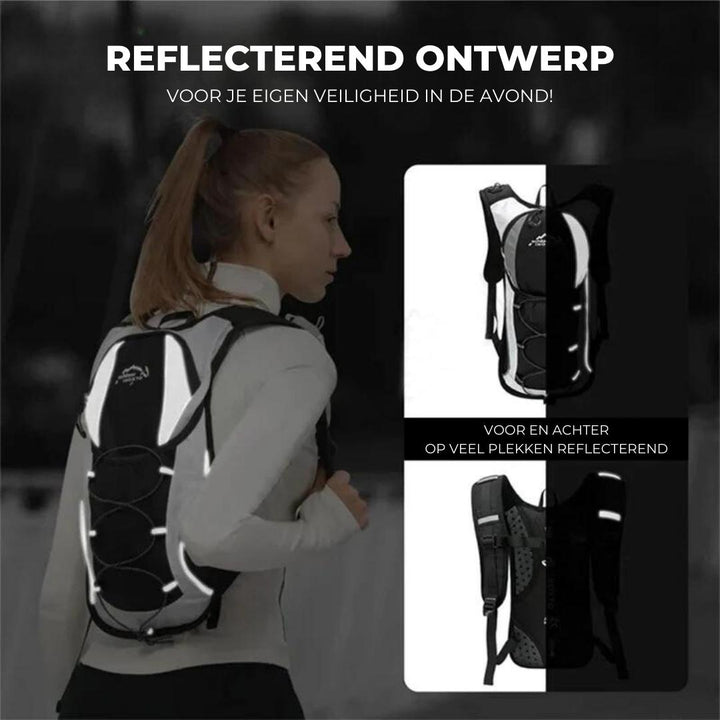 Skanto AquaPack – Stilvoller wasserdichter Rucksack mit Trinkblase