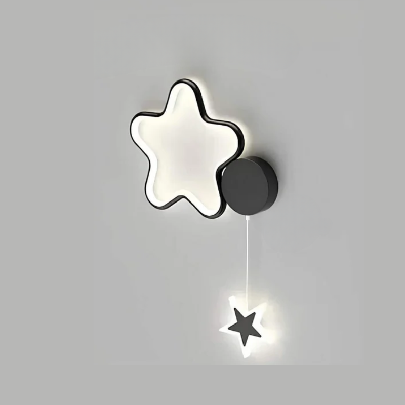 Skanto | DreamLight | Magische Wandlampe mit Wolken, Sternen und Mond