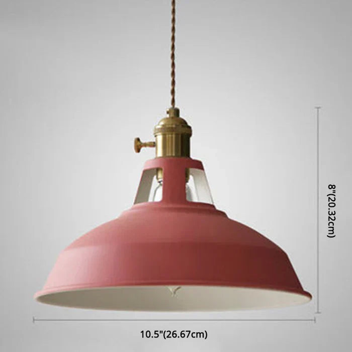 IronGlow Industrielle Retro-Hängelampe aus Metall, E27