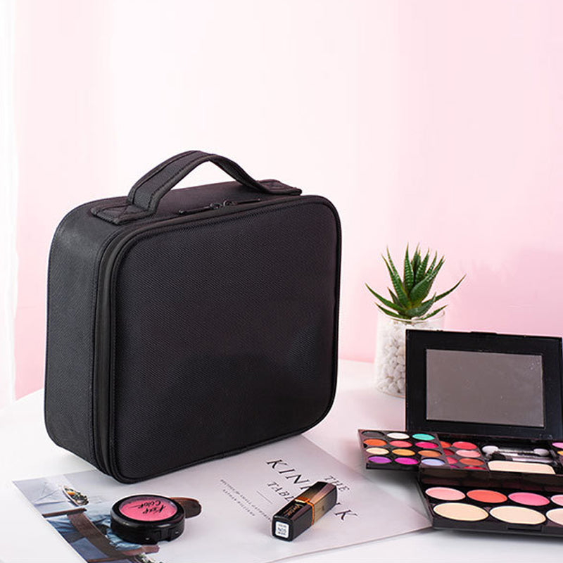 Skanto | Make-up Kosmetik-Aufbewahrungstasche mit verstellbarem Fach
