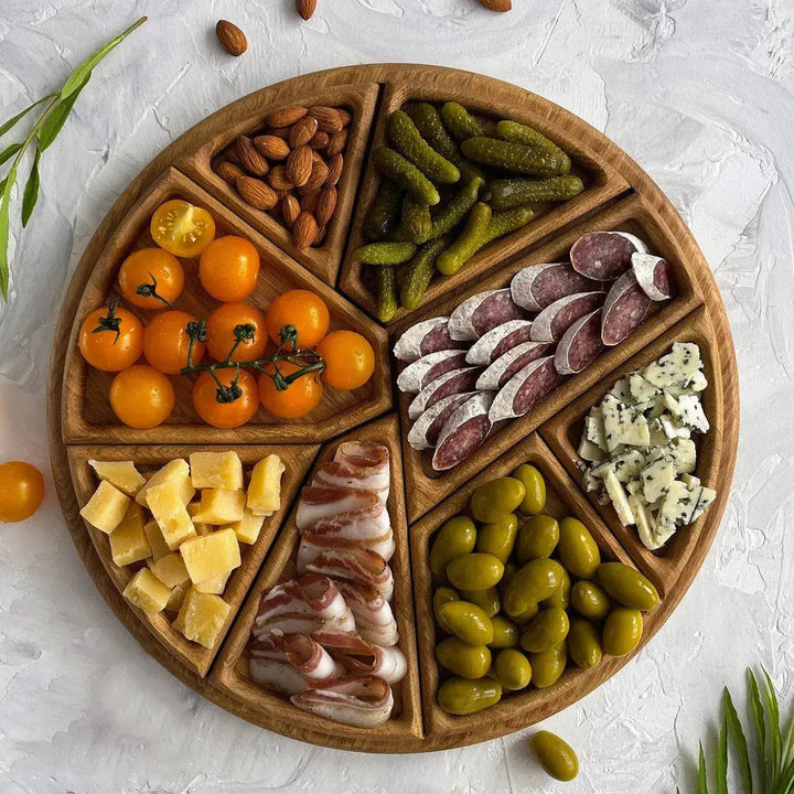 Skanto | Holz-Serviertablett — Verleihen Sie Ihren Snacks den Wow-Faktor für unvergessliche Genussmomente
