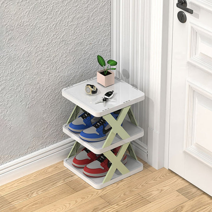 Vertikales Schuhregal | Platzsparende mehrstufige Aufbewahrung Skanto