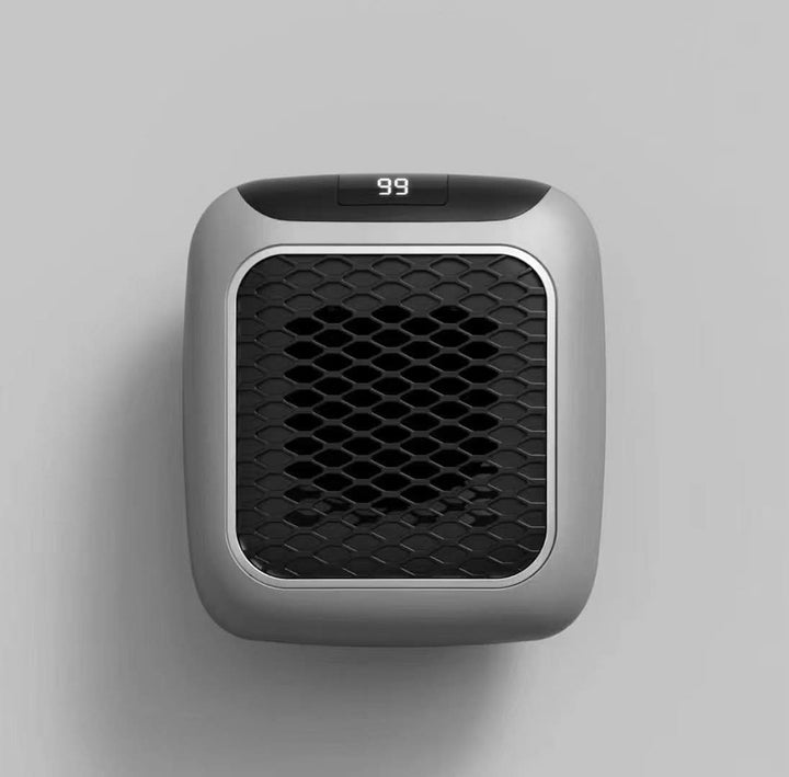 Skanto | Elektrische Wandheizung mit Fernbedienung, Mini-Heizlüfter