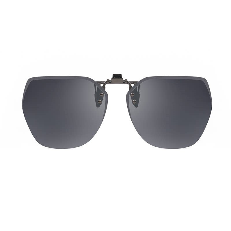Skanto | Clip-on randlose polarisierte Sonnenbrille, mit Antireflex- und Klappdesign, für Outdoor/Fahren